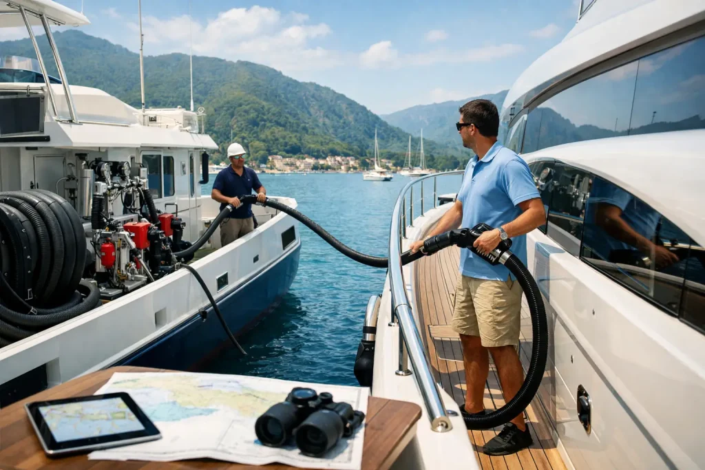 Marmaris'te Yacht Fuel Delivery Planlaması