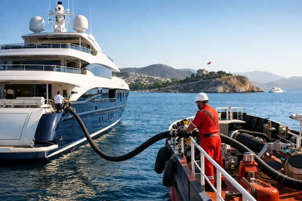 Türkiye’de Superyacht Bunkering Operasyonu